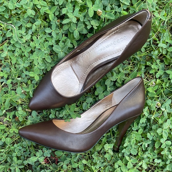 BCBGeneration leather brown pumps - Picture 2 of 7